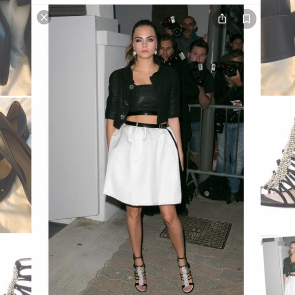 Tory Burch black suede beaded heels size 9.5 - Picture 2 of 9